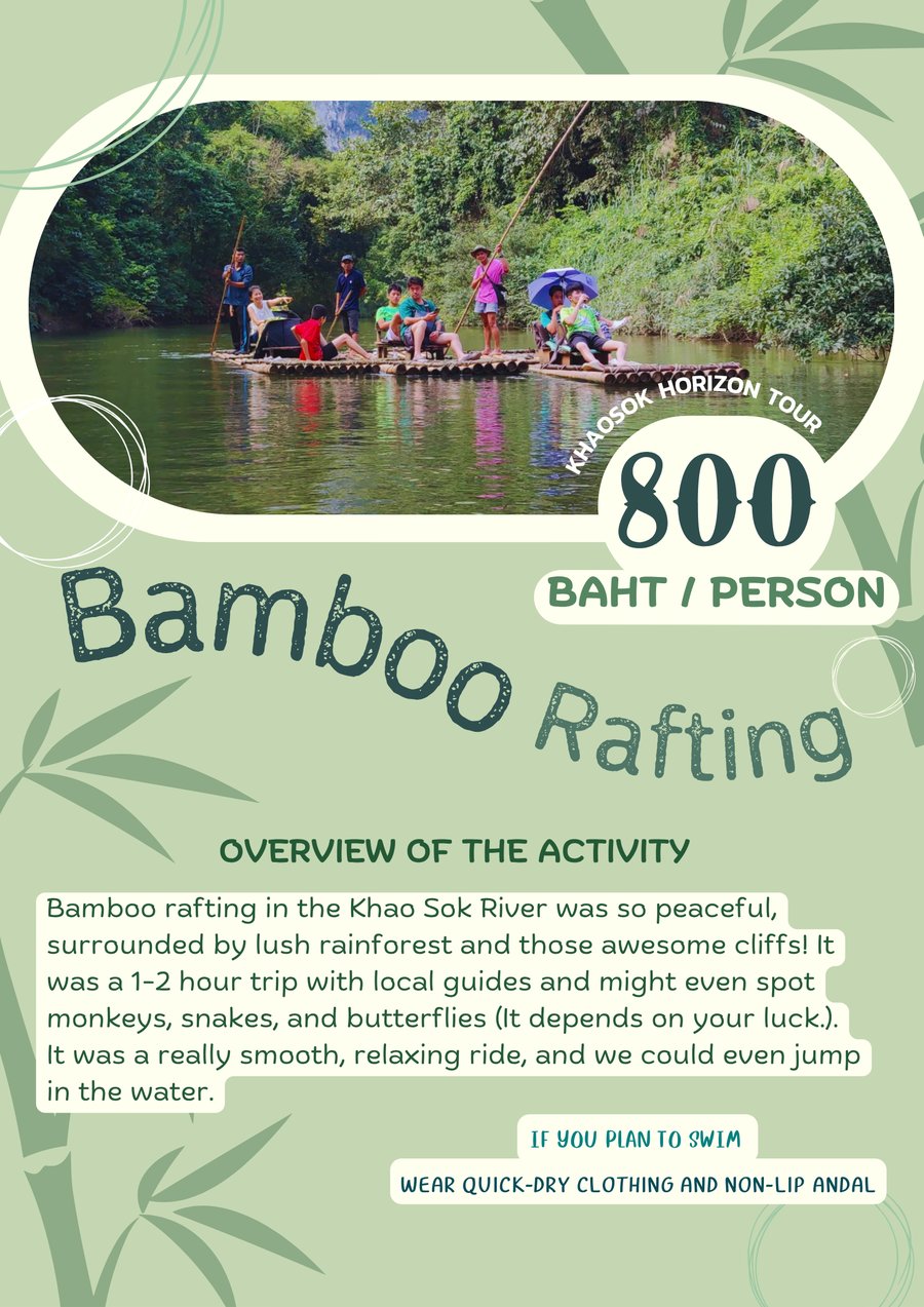 Bamboo Rafting overview
