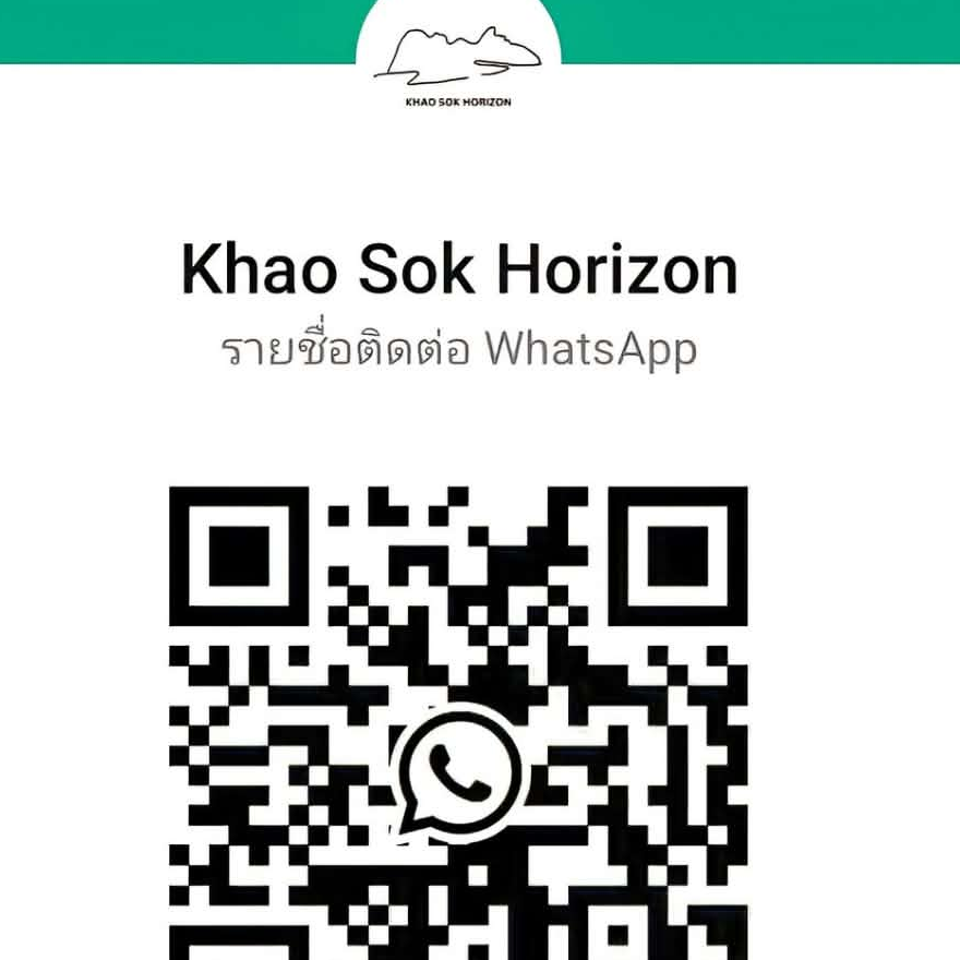 WhatsApp QR code for Khao Sok Horizon